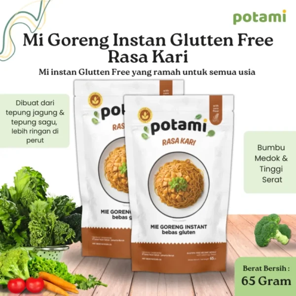 Potami_Mi Instan Kari Goreng_Shopee#1 Potami_Mi Instan Kari Goreng